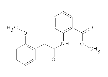 methyl 2-{[(2-methoxyphenyl)acetyl]amino}benzoate