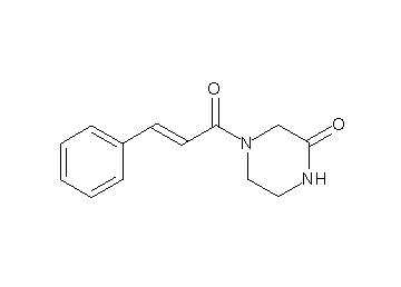 4-cinnamoyl-2-piperazinone