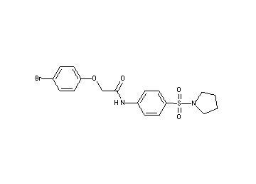 2-(4-bromophenoxy)-N-[4-(1-pyrrolidinylsulfonyl)phenyl]acetamide - Click Image to Close