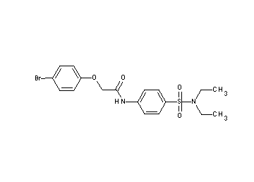 2-(4-bromophenoxy)-N-{4-[(diethylamino)sulfonyl]phenyl}acetamide