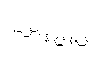 2-(4-bromophenoxy)-N-[4-(4-morpholinylsulfonyl)phenyl]acetamide - Click Image to Close
