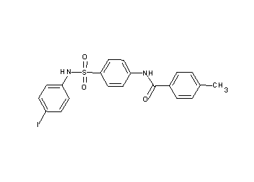 N-(4-{[(4-iodophenyl)amino]sulfonyl}phenyl)-4-methylbenzamide