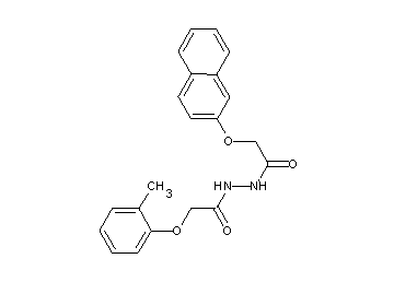 2-(2-methylphenoxy)-N'-[(2-naphthyloxy)acetyl]acetohydrazide