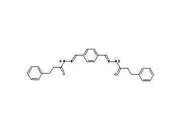 N',N''-[1,4-phenylenedi(methylylidene)]bis(3-phenylpropanohydrazide)