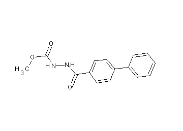 methyl 2-(4-biphenylylcarbonyl)hydrazinecarboxylate
