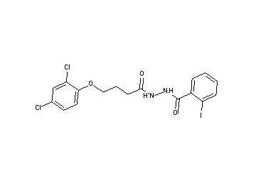 N'-[4-(2,4-dichlorophenoxy)butanoyl]-2-iodobenzohydrazide