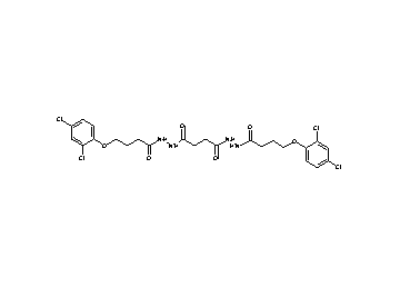 N'1,N'4-bis[4-(2,4-dichlorophenoxy)butanoyl]succinohydrazide