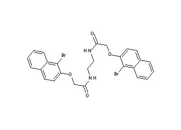 N,N'-1,2-ethanediylbis{2-[(1-bromo-2-naphthyl)oxy]acetamide}