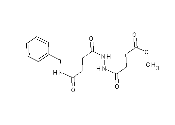 methyl 4-{2-[4-(benzylamino)-4-oxobutanoyl]hydrazino}-4-oxobutanoate