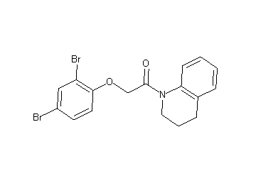 1-[(2,4-dibromophenoxy)acetyl]-1,2,3,4-tetrahydroquinoline