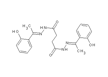N'1,N'4-bis[1-(2-hydroxyphenyl)ethylidene]succinohydrazide