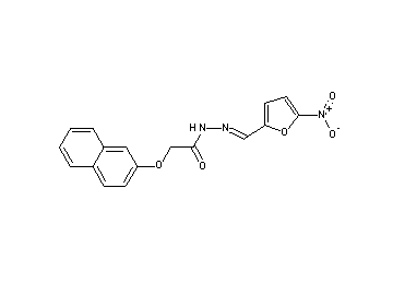 2-(2-naphthyloxy)-N'-[(5-nitro-2-furyl)methylene]acetohydrazide
