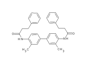N,N'-(3,3'-dimethyl-4,4'-biphenyldiyl)bis(3-phenylpropanamide)