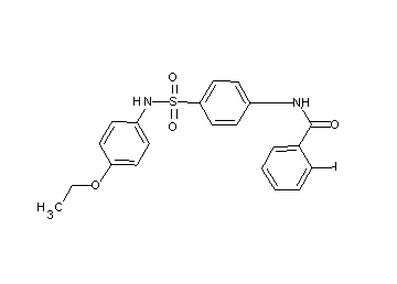 N-(4-{[(4-ethoxyphenyl)amino]sulfonyl}phenyl)-2-iodobenzamide
