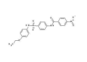 N-(4-{[(4-ethoxyphenyl)amino]sulfonyl}phenyl)-4-nitrobenzamide