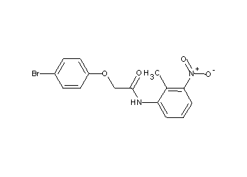 2-(4-bromophenoxy)-N-(2-methyl-3-nitrophenyl)acetamide
