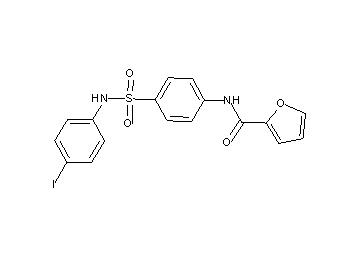 N-(4-{[(4-iodophenyl)amino]sulfonyl}phenyl)-2-furamide - Click Image to Close
