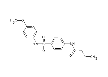 N-(4-{[(4-methoxyphenyl)amino]sulfonyl}phenyl)butanamide