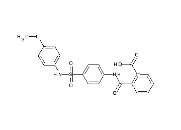 2-{[(4-{[(4-methoxyphenyl)amino]sulfonyl}phenyl)amino]carbonyl}benzoic acid