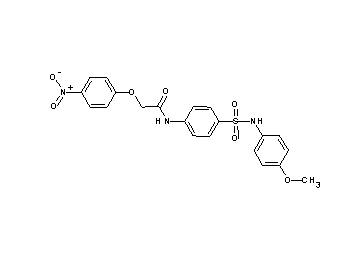 N-(4-{[(4-methoxyphenyl)amino]sulfonyl}phenyl)-2-(4-nitrophenoxy)acetamide
