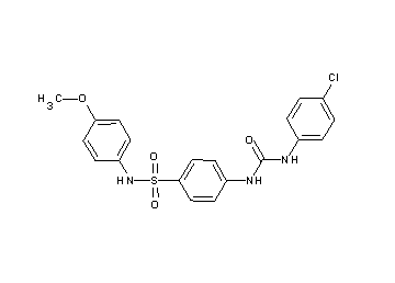 4-({[(4-chlorophenyl)amino]carbonyl}amino)-N-(4-methoxyphenyl)benzenesulfonamide