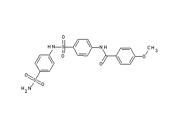 N-[4-({[4-(aminosulfonyl)phenyl]amino}sulfonyl)phenyl]-4-methoxybenzamide