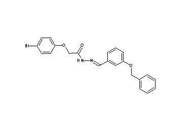 N'-[3-(benzyloxy)benzylidene]-2-(4-bromophenoxy)acetohydrazide - Click Image to Close