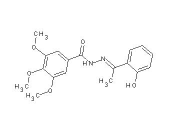 N'-[1-(2-hydroxyphenyl)ethylidene]-3,4,5-trimethoxybenzohydrazide