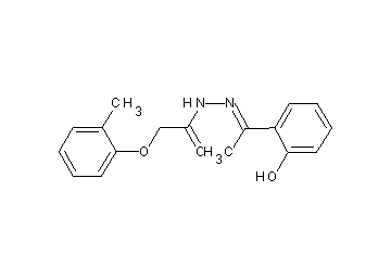 N'-[1-(2-hydroxyphenyl)ethylidene]-2-(2-methylphenoxy)acetohydrazide