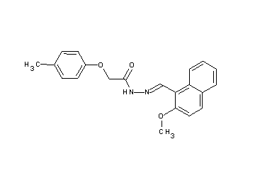 N'-[(2-methoxy-1-naphthyl)methylene]-2-(4-methylphenoxy)acetohydrazide - Click Image to Close