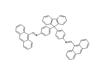 (9-anthrylmethylene)[4-(9-{4-[(9-anthrylmethylene)amino]phenyl}-9H-fluoren-9-yl)phenyl]amine - Click Image to Close