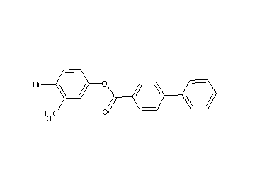 4-bromo-3-methylphenyl 4-biphenylcarboxylate
