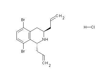 1,3-diallyl-5,8-dibromo-1,2,3,4-tetrahydroisoquinoline hydrochloride