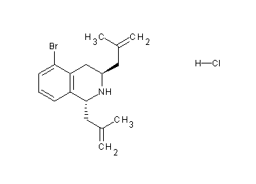 5-bromo-1,3-bis(2-methyl-2-propen-1-yl)-1,2,3,4-tetrahydroisoquinoline hydrochloride