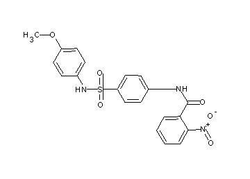 N-(4-{[(4-methoxyphenyl)amino]sulfonyl}phenyl)-2-nitrobenzamide