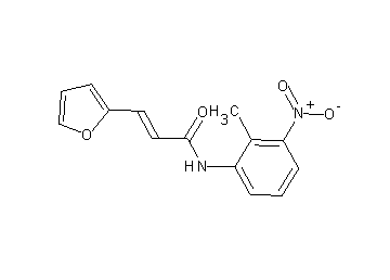 3-(2-furyl)-N-(2-methyl-3-nitrophenyl)acrylamide - Click Image to Close