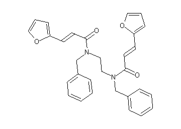 N,N'-1,2-ethanediylbis[N-benzyl-3-(2-furyl)acrylamide]