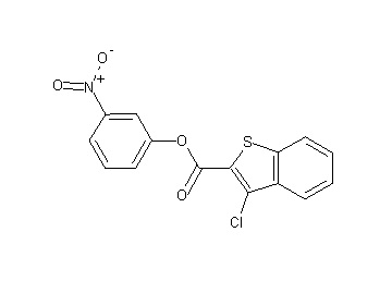 3-nitrophenyl 3-chloro-1-benzothiophene-2-carboxylate