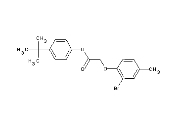 4-tert-butylphenyl (2-bromo-4-methylphenoxy)acetate