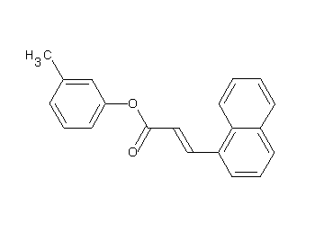 3-methylphenyl 3-(1-naphthyl)acrylate