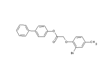 4-biphenylyl (2-bromo-4-methylphenoxy)acetate