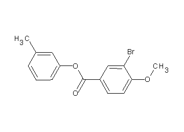 3-methylphenyl 3-bromo-4-methoxybenzoate