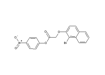 4-nitrophenyl [(1-bromo-2-naphthyl)oxy]acetate