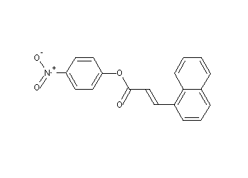 4-nitrophenyl 3-(1-naphthyl)acrylate