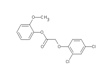 2-methoxyphenyl (2,4-dichlorophenoxy)acetate 2-methoxyphenyl (2,4-dichlorophenoxy)acetate