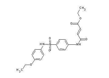 ethyl 4-[(4-{[(4-ethoxyphenyl)amino]sulfonyl}phenyl)amino]-4-oxo-2-butenoate