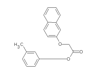 3-methylphenyl (2-naphthyloxy)acetate