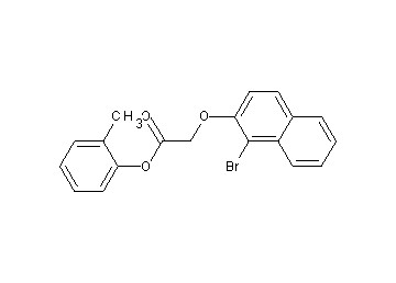 2-methylphenyl [(1-bromo-2-naphthyl)oxy]acetate