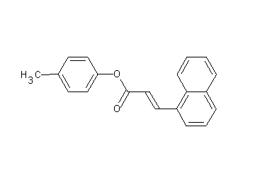 4-methylphenyl 3-(1-naphthyl)acrylate