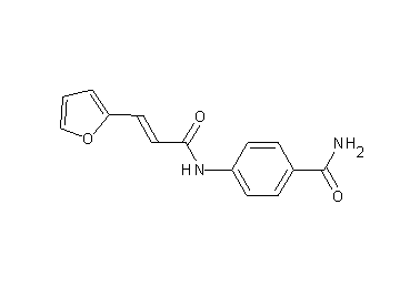 4-{[3-(2-furyl)acryloyl]amino}benzamide